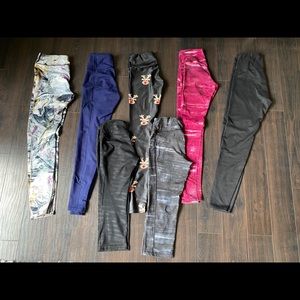 7 pairs of leggings